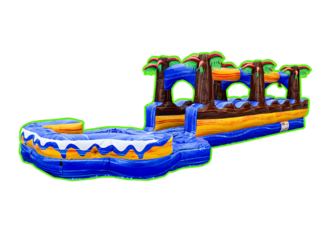 30' Tiki Tidal Slip N Slide (Single Lane)