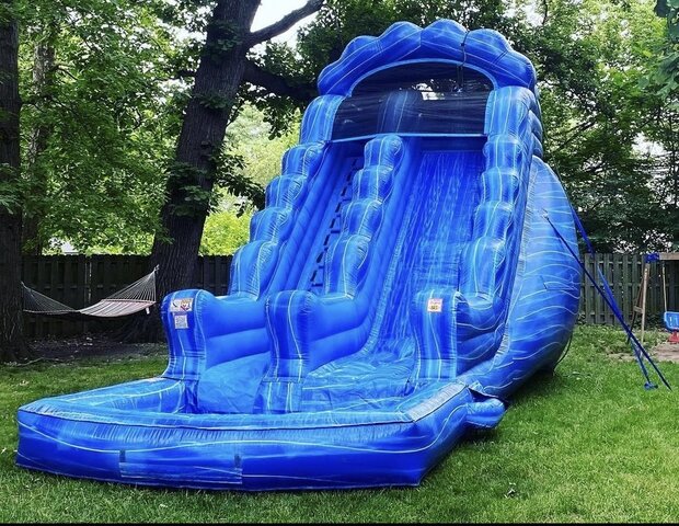 BIG Blue Waterslide