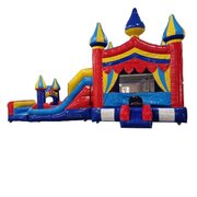 Water Slides With A Bounce House