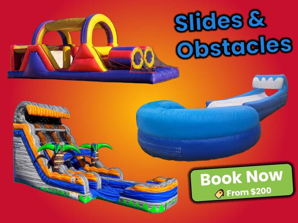 Water Slide and Obstacle Course Rentals in Humble TX