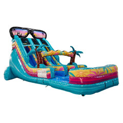 18ft Dual-Lane Water Slide (Wet only) – Summer Shades