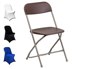 Folding Chairs - Brown