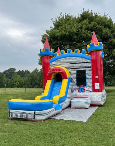 22' Gray/Red Marble Combo