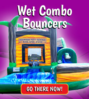 Wet Combo Bouncer Rentals