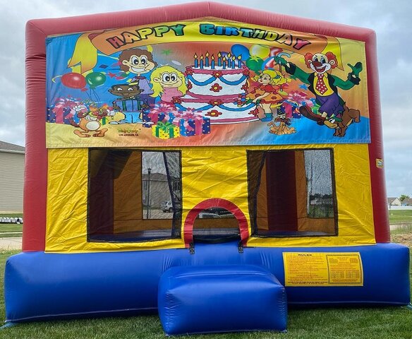 Mod Birthday Bounce House