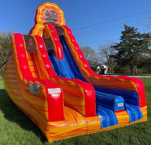 20' Fire & Ice Dry Slide