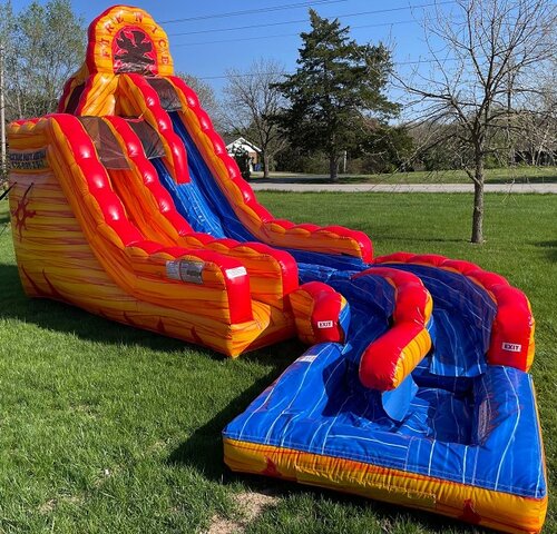 20' Fire & Ice Water Slide