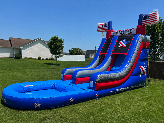 18' Patriot Water Slide