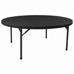 5' Round Fitted - Black