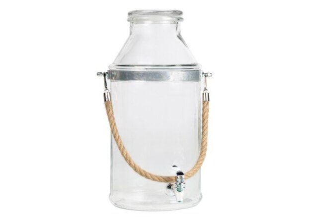 2.5 Gallon Glass Beverage Dispenser