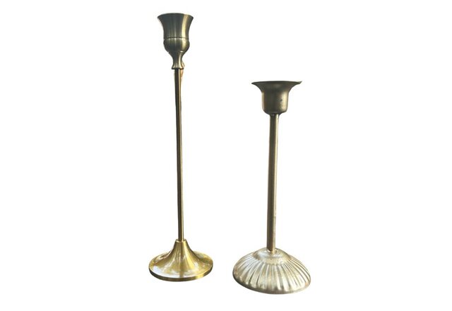 Gold Candlestick Holder