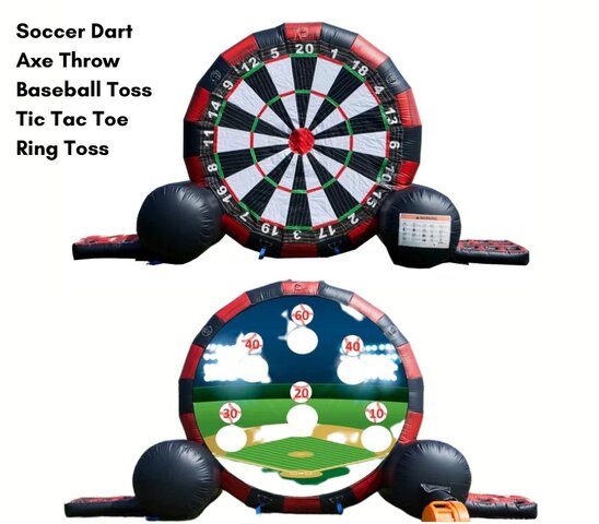 5 in 1 - Soccer Dart & Axe Throw