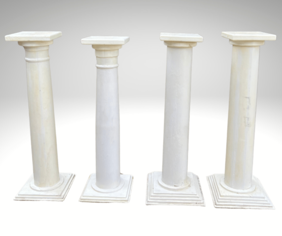 White Wedding Pillar