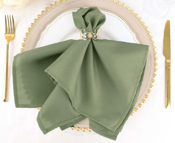 Dusty Sage Cloth Dinner Napkin