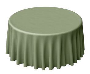 120" Dusty Sage Green Tablecloth