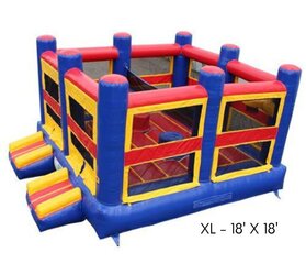 4 in 1 Jumper with Jousting, Volleyball and Basketball