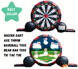 5 in 1 - Soccer Dart & Axe Throw