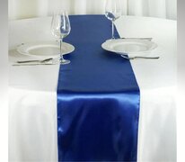 Royal Blue Satin Table Runner