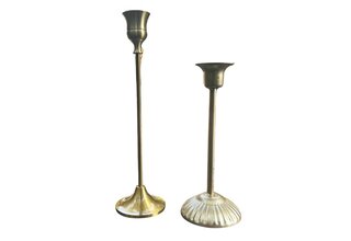 Gold Candlestick Holder