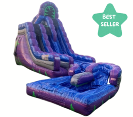 20' Purple Ice Dual Curved Slide
