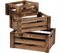 Wooden Crates Box Set of 3