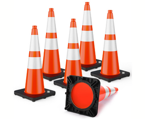 Orange Traffic Cone 6 pack