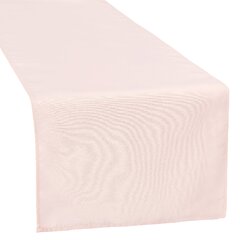Blush Polyester Table Runner