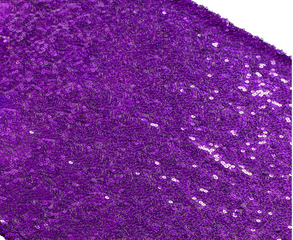 Purple Sequin Table Runner