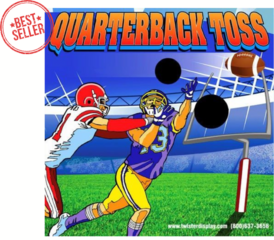 Quarterback Toss Carnival Game