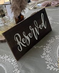Reserved Sign