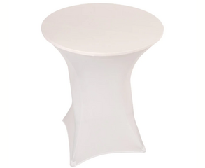 White Cocktail Tablecloth