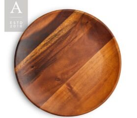 13" Acacia Wood Charger