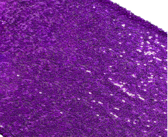 Purple Sequin Table Runner