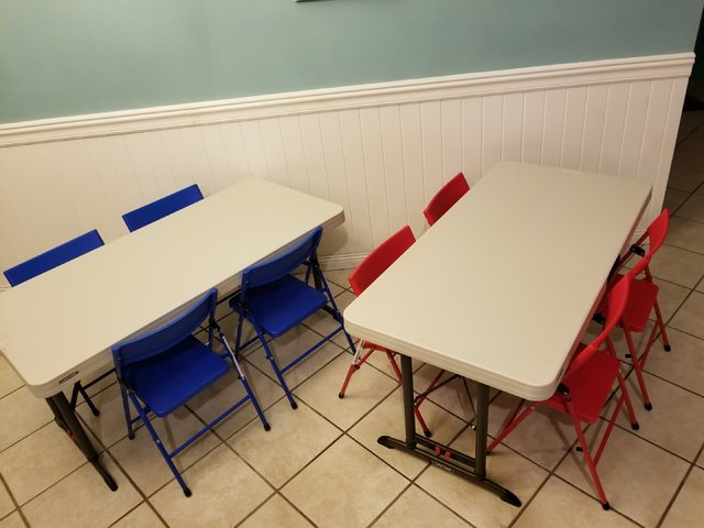 2 KIDS Tables & 8 KIDS Chairs