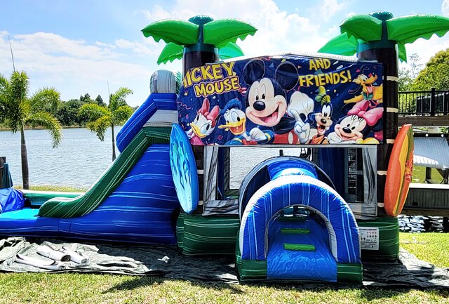 6-in-1 MICKEY MOUSE Tropical Double Lane WATER Combo