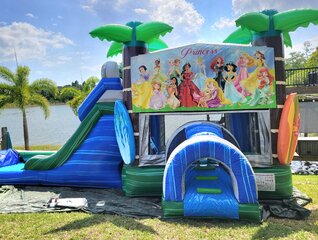 6-in-1 PRINCESS Tropical Double Lane Combo WET