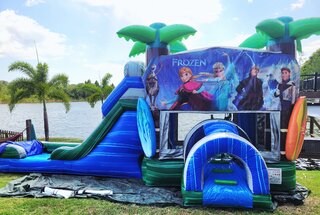 6-in-1 FROZEN Tropical Double Lane Water Combo