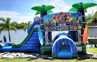 6-in-1 PAW PATROL Tropical DOUBLE LANE Water Combo