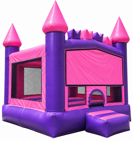 Pink Module Bouncy Castle