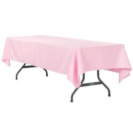 Light  Pink  Rectangle Linens