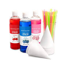 Additional  Snow-Cone supplies for 50 servings
