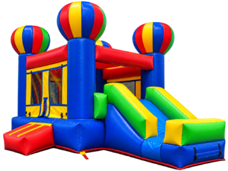 2 in 1 Balloon Mini Slide Jumper Combo