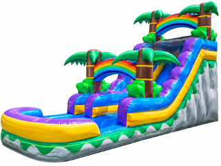 20’ Tropical Rainbow Water  Slide 