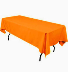 Orange Rectangle Linens