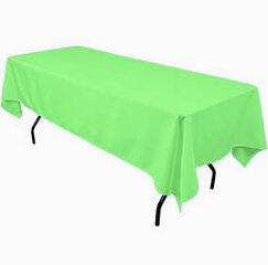 Green/Mint Rectangle Linens