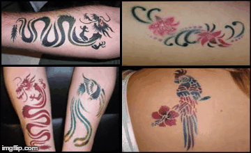  Airbrush Tattoo's (2 hours)