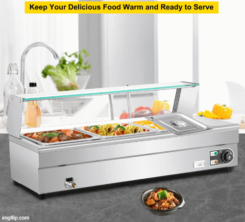 3 tray food warmer (2.9 gallons per container)