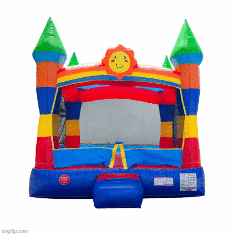 Smiley Face Castle Jump