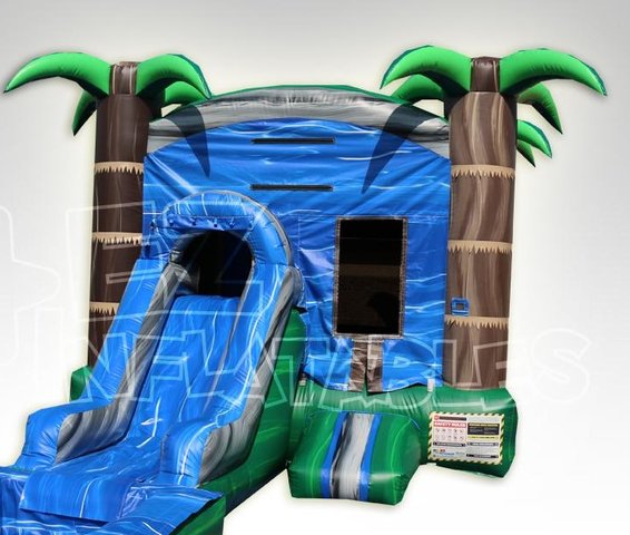 Tropical Blue Crush w/ Slide and Hoop and Water Tub