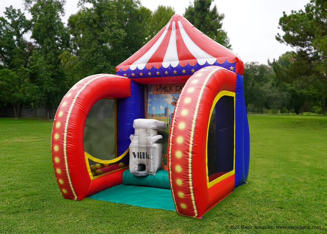 Carnival Game Milk Can Toss